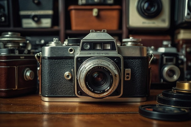 Dads vintage camera collection