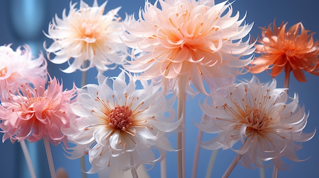 dahlia flowers HD wallpaper photographic image