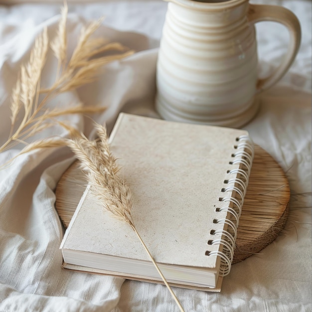 A daily agenda in a boho setting