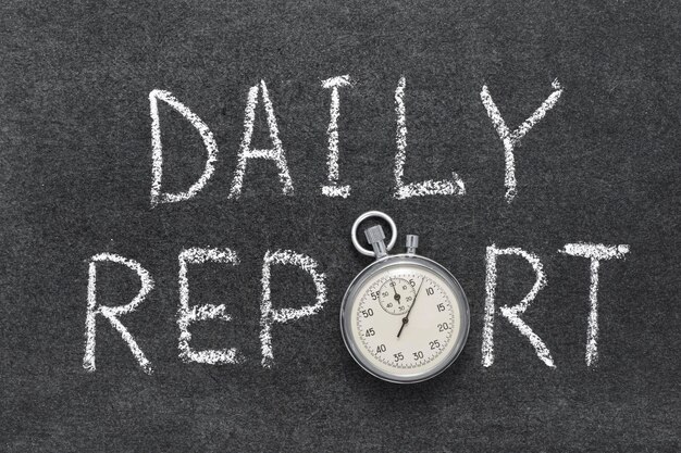 Daily report