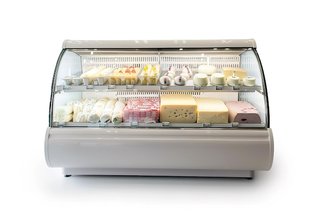 Dairy Display Isolated In Transparent Background