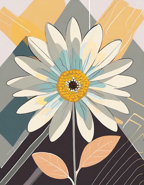 Daisy flowers illustration