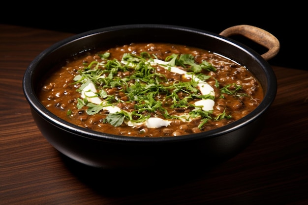 Photo dal makhani image with a hint of butter