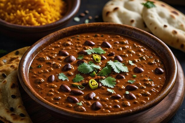 Dal Makhani with Butter and Naan