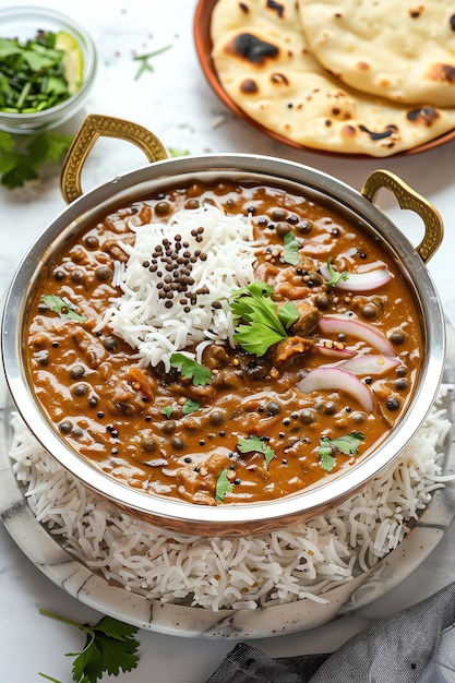 Dal makhani with jeera rice hindu