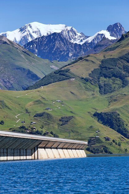 Dam in the mountains