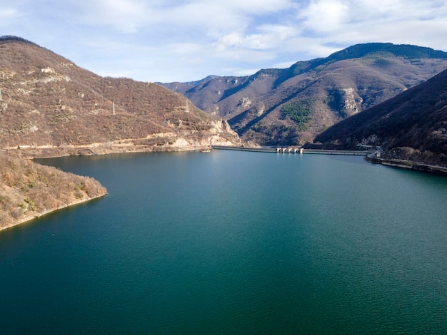 Dam of Vacha Antonivanovtsi Reservoir Bulgaria