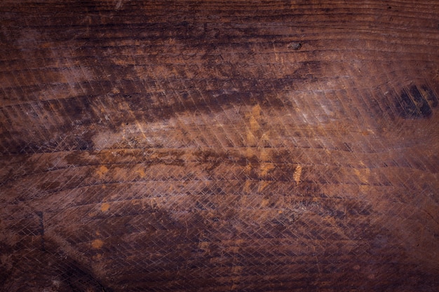 Damaged wooden surface