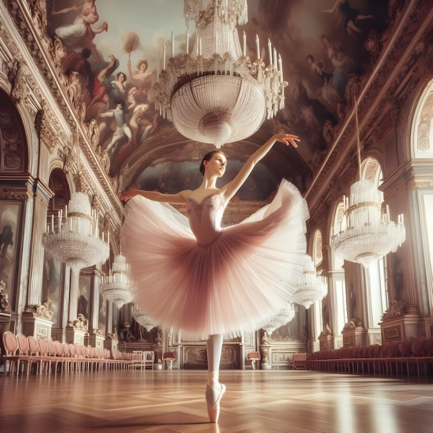 a dancer in a palace court