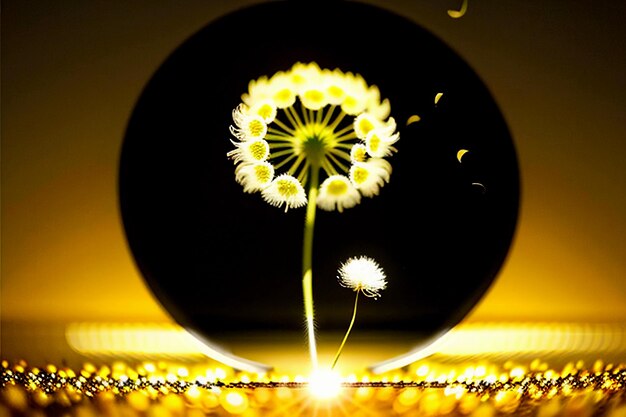 Dandelion photography watching the sunrise and sunset through the dandelion flowers so beautiful