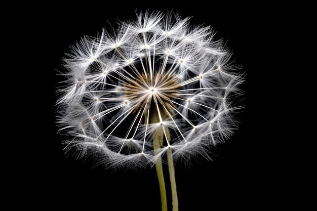 Dandelion Taraxacum seeds professional advertising photography