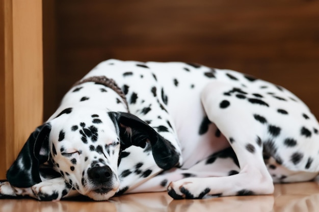 Dappled Delight Captivating Dalmatian Canine Beauty