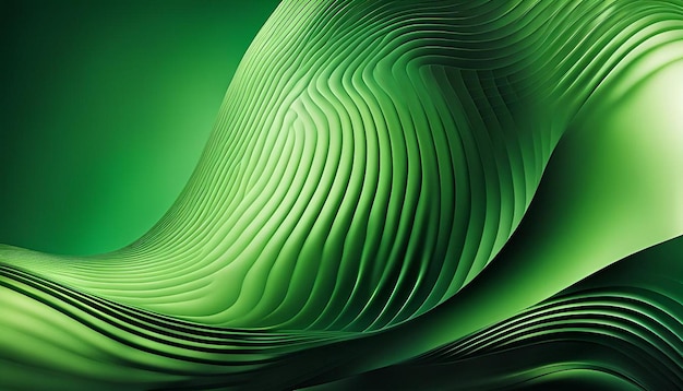 Dark background with greenish wavy lines gradient style