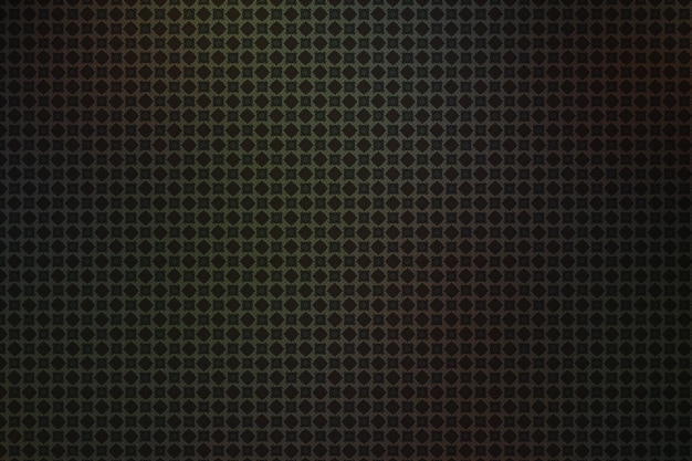 Dark background with a pattern of hexagons in the shape of a circle