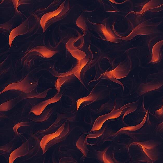 Photo a dark background with a red and orange swirl of fire