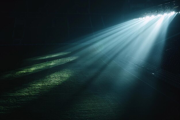 dark black blue concrete lighting stadium