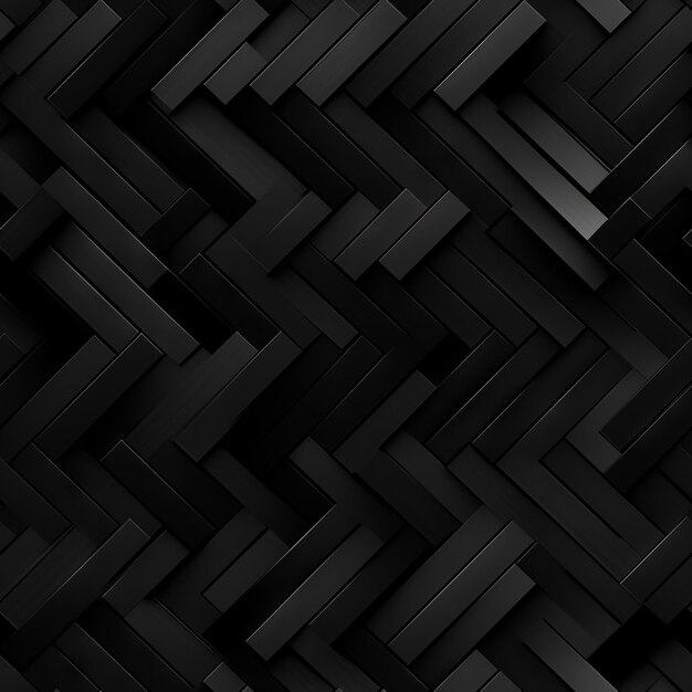 Dark black Geometric grid background Modern dark abstract texture seamless pattern