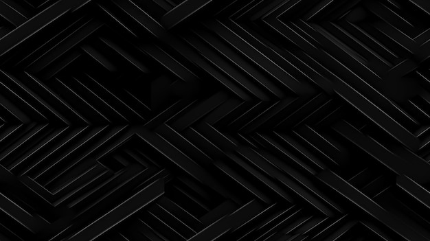 Dark black Geometric grid background Modern dark abstract texture Seamless patternx9