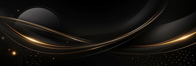 dark black gradient banner background