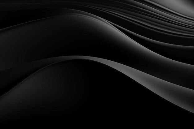 Dark black and gray blurred gradient background has a little abstract light