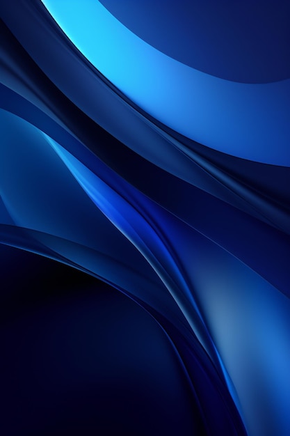 Dark blue abstract smooth dynamic background