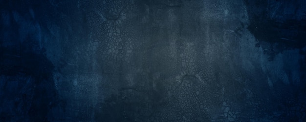 Dark blue cement horizontal wall and concreate background