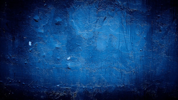 dark blue grungy abstract cement concrete wall texture background