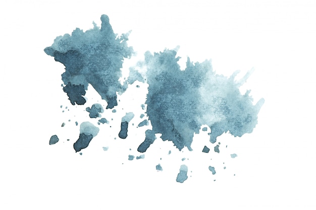 dark blue watercolor stain shades paint stroke background