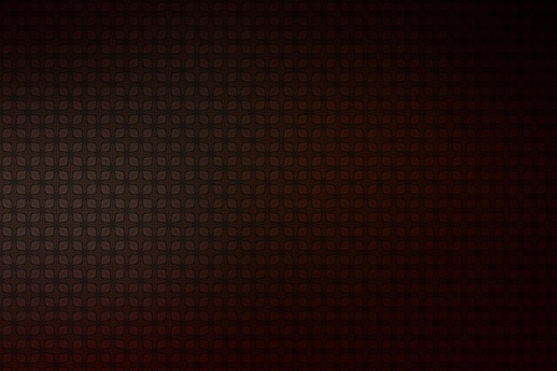 Dark brown background with a pattern of circles and squares in the center