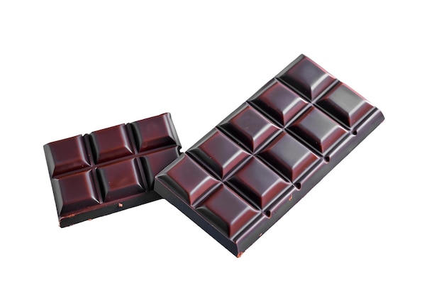 Dark Brown Chocolate Bar White Transparent Background