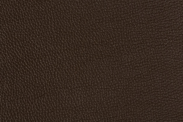 Dark brown leather texture abstract background Natural leather texture