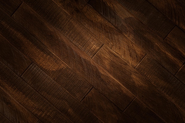 Dark brown wooden texture background wood board surface