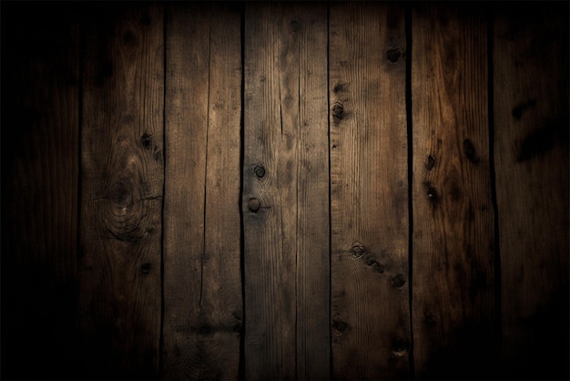 Dark brown wooden texture background