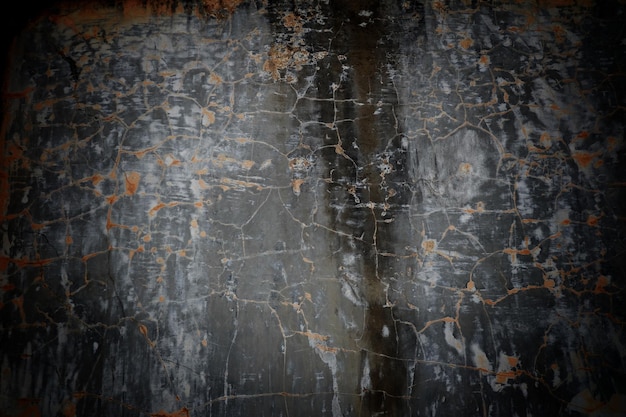 Dark cement wall texture for background old walls full of scratches and stains