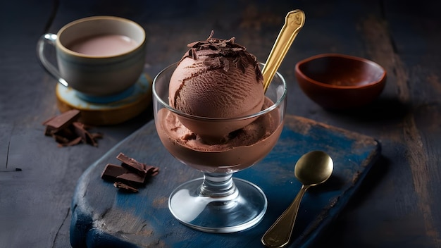 Dark Chocolate Ice Cream