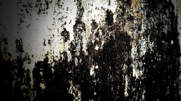 Dark concrete wall texture background cement is full of stains and scratches