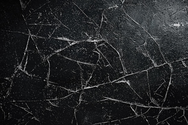 Photo dark cracked surface