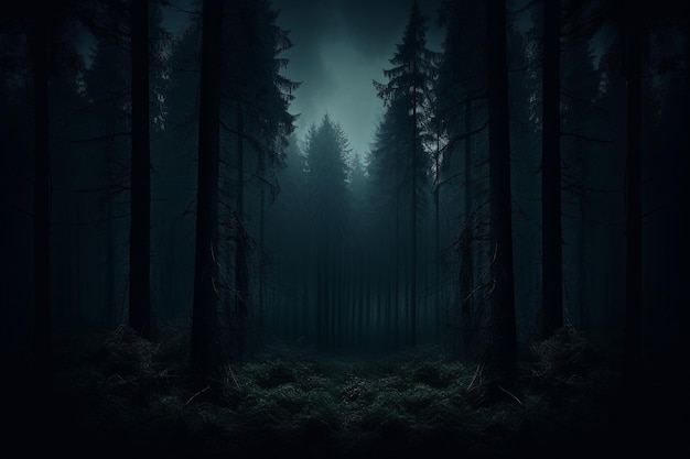 Photo dark forest wallpaper images background