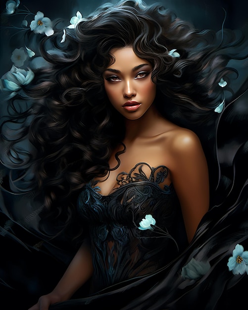 Dark Girl Black Beautiful Wallpaper