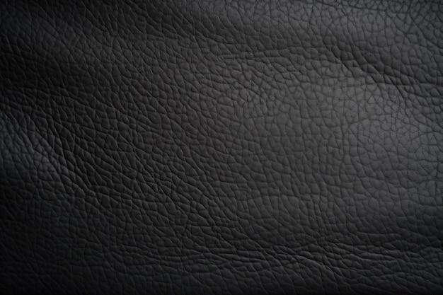 Dark Gray Leather Background With Matte Finish Generative AI