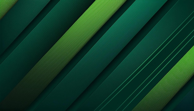 Dark Green Background with Diagonal Abstract Stripes Dynamic and Elegant Design for a Modern Look