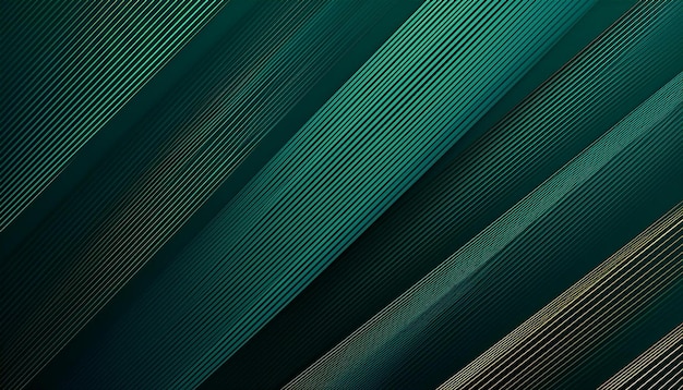 Dark Green Background with Diagonal Abstract Stripes Dynamic and Elegant Design for a Modern Look