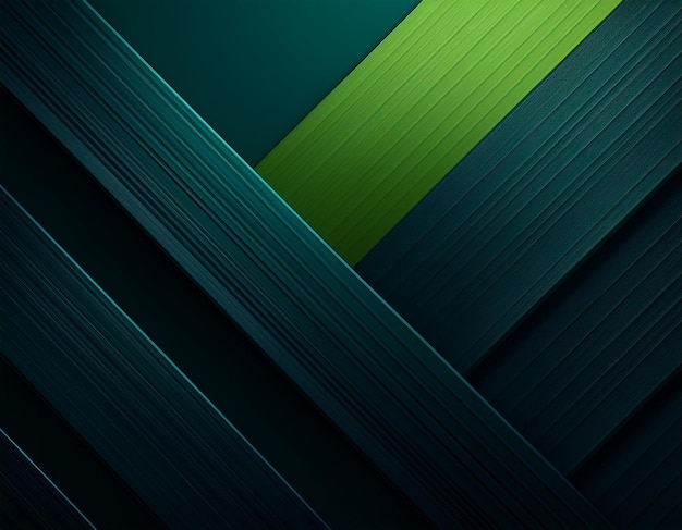 Dark Green Background with Diagonal Abstract Stripes Dynamic and Elegant Design for a Modern Look