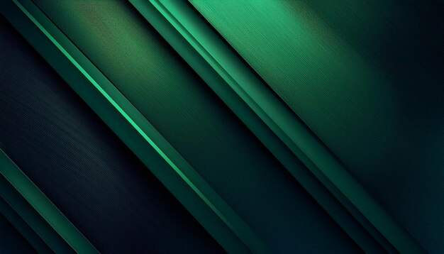 Dark Green Background with Diagonal Abstract Stripes Dynamic and Elegant Design for a Modern Look