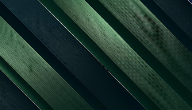 Dark Green Background with Diagonal Abstract Stripes Dynamic and Elegant Design for a Modern Look