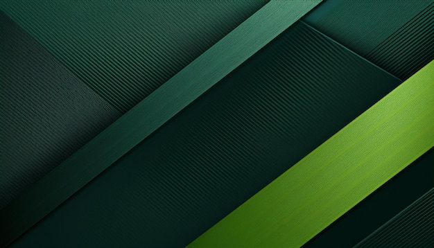 Dark Green Background with Diagonal Abstract Stripes Dynamic and Elegant Design for a Modern Look