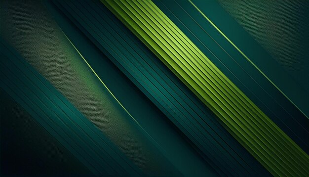 Dark Green Background with Diagonal Abstract Stripes Dynamic and Elegant Design for a Modern Look