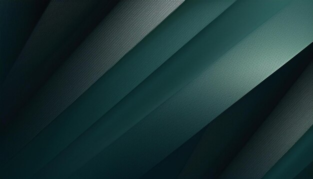 Photo dark green background with diagonal abstract stripes dynamic and elegant design for a modern look