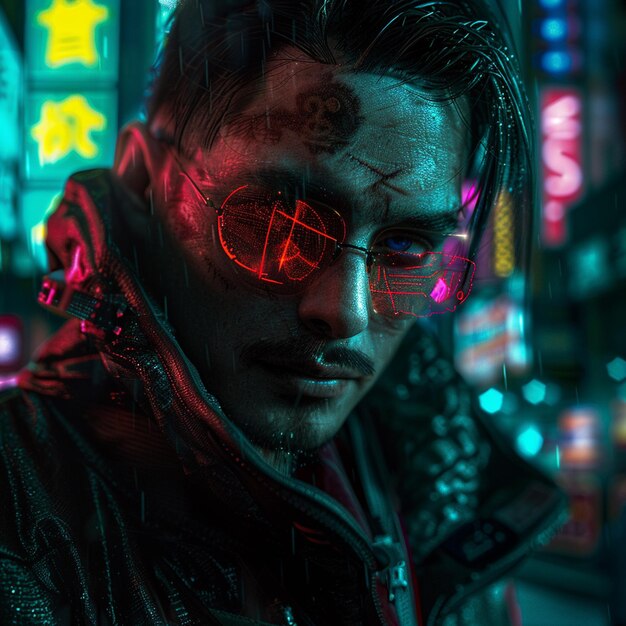 Dark and Gritty Cyberpunk Hacker