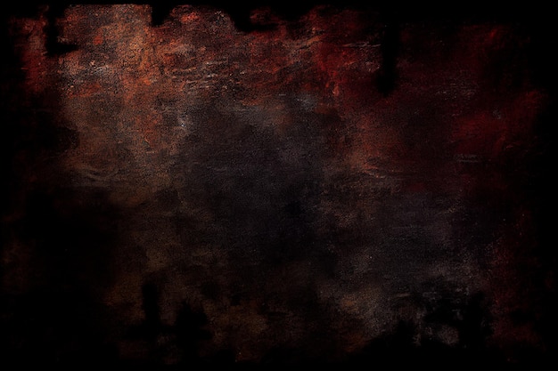 Dark grunge texture as background Generative AI